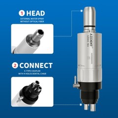 1:1 Direct Drive Air Motor 20000rpm Low Speed Dental Handpiece 2/4 Hole