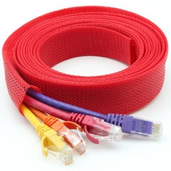 Polyethylene Terephthalate (PET) Expandable Braided Sleeves – Sizes & Colors