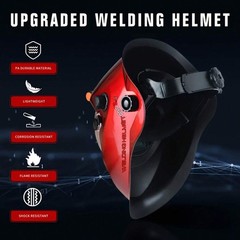 New Welding Helmet Solar Powered Auto Darkening – Large View, True Colors