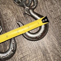 USA-Alloy USA 9/32”x 3’ Lifting Chain 6 Leg with Hooks hoist spreader Towing