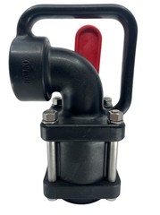 Banjo 2 Inch Polypropylene Standard Port Ball Valve With 90° Elbow – VA200