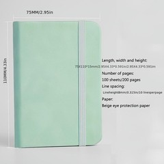 Mini Durable All-Note Strong Anti-Slip 8-Piece Mini Portable Pocket Notebook Set