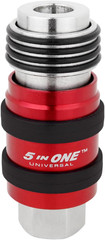 Milton 5 in ONE Universal Quick Connect Industrial Coupler, 1/4″ Female NPT, Air