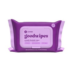 Flushable Wet Wipes Lavender Scented Personal Hygiene Moist Towelettes 3 Pack