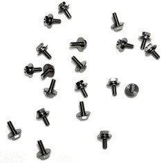 M6 x 18mm Gr5 Titanium Bolt w/free spinning washer & split ring 3000GT (Qty. 20)