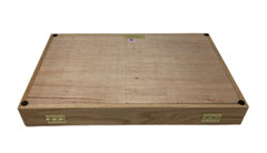 Oak Wood Display Case 12 x 18 x 2 for Arrowheads Knifes Collectibles & More