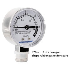 Stainless Steel Pressure Cooker Gauge Pressure Canner Gauge Steam Pressure Gauge