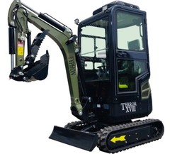 2025 New Arrival 2 Ton Mini Excavator TERROR XVIII Small Digger, KUBOTA D902