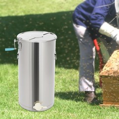Manual Honey Extractor 2 Frame Beekeeping Honeycomb Spinner Stainless Steel