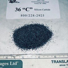 Black Silicon Carbide 4 lb 36 Grit Mesh Coarse Polishing/Tumbling Abrasive Media
