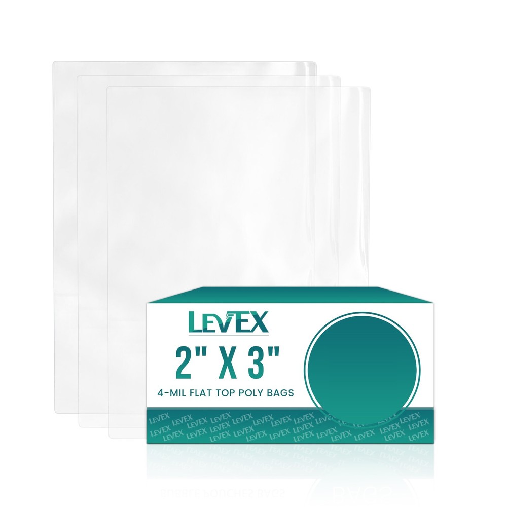 HEAVY DUTY Clear Poly Bags 4-Mil Flat Open Top Plastic Packaging Packing