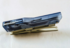 ZENITH 590 Fun Stapler Color Transparent Blue-Finest Quality-Made In Italy