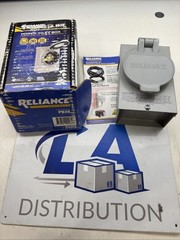 Reliance PB-30 30A 125/250V 4-Circuit Surface Mount Power Inlet