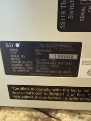 SII DPU-411-040 21BU DPU-411 Type II Thermal Printer