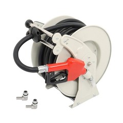 Diesel Hose Reel 3/4″ × 50′ Auto Refueling Nozzle Gun Fuel Hose Reel Retractable