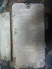 USED Limitorque B78V0878M-UN 5.1 HP Electric Motor 1680 RPM