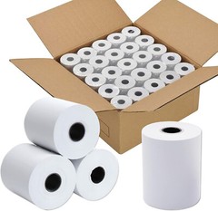 2 1/4″x 50′ Thermal Paper Rolls Credit Card Receipt & Cash POS Register Paper US