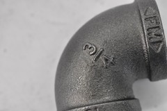 Lot of 20 3/4″ FM Vietnam Black Iron 90 Degree Pipe Elbow Fittings Threaded