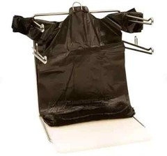 Poly America Black T-Shirt Carryout Bags 11.5″ x 6.5″ x 22″ 1000 Ct. TSSM10006B