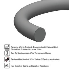 S70219 O-Ring VMQ 70A Silicone Rubber Seals (Pack of 50)