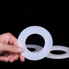 3MM THICK WHITE SILICONE HIGH TEMP FLAT RING RUBBER WASHER SEAL GASKETS