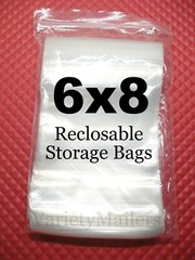 100 Reclosable Storage Bags 6”x 8” Clear 1.4 Mil Pint Size Zip-Top Baggies 6×8