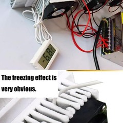 Mini Air Conditioner DC 12V DIY Thermoelectric Peltier Refrigeration Cooling….