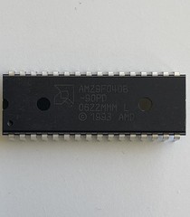 AM29F040B-90PD AMD 5V 4Mbit Flash Memory IC Dip 32 Pin