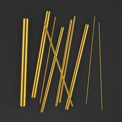 36 Pieces Brass Round Rods, Brass Rods Lathe Bar Stock, 1.0mm, 1.5mm, 2.0mm, …