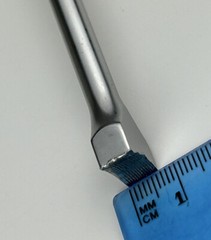 Tornier REF MWB067 Head Removal Instrument Tip 12 x 6.5mm Length 8.75in