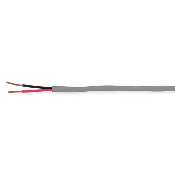 Carol Power Limited and Communication Cable, 2 C, Gray, PVC, 1000 ft.