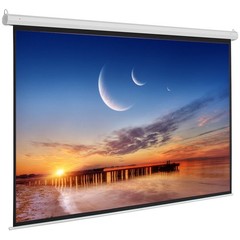 92″ 16:9 3D HD Foldable Electric Motorized Projector Screen Home Theater+ Remote
