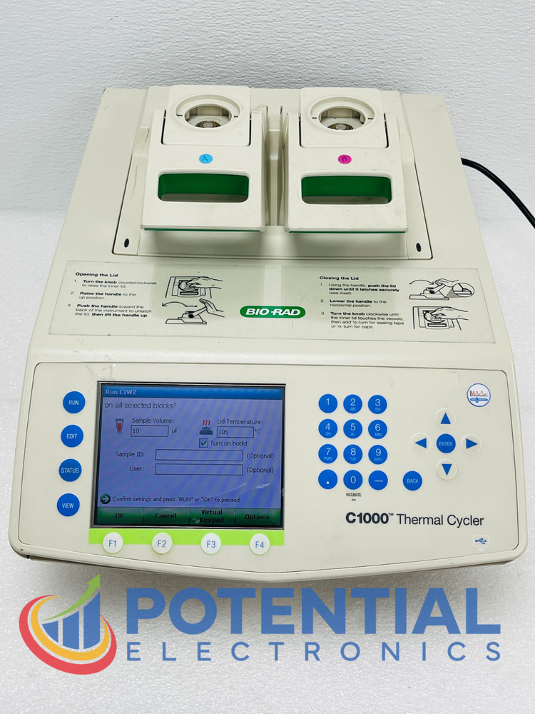 USED – Bio-Rad C1000 PCR Thermal Cycler With Dual 48-Well Reaction Blocks