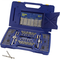 Hanson IRWIN 117 Piece Machine Screw/Fractional/Metric Tap and Hex Die Set 2637