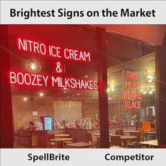 SpellBrite Custom LED Signs for Business – Bright, Long-Lasting, Durable