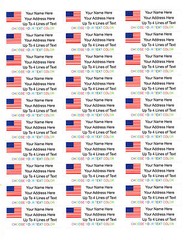 60pcs Personalized Return/Mailing Address labels – 1″ x 2.625″ – Free Shipping