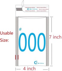 #000 4×8 Poly Bubble Mailers Padded Envelopes Mailing Shipping Bags AirnDefense