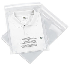 200 6 x9 Poly Bags Resealable Suffocation Warning Clear 1.5 mil Shirt Apparel