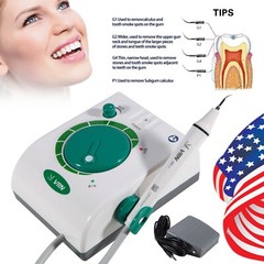 Dental Descaler Ultrasonic Piezo Scaler Handpiece Teeth Cleaning Machine &5 Tips