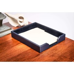 Dacasso Bonded Leather Desktop Letter Tray – Luxury Letter Holder Paper