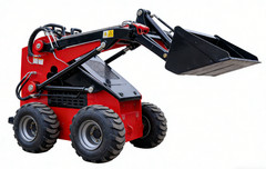 870kg Mini Skid Steer Loader MS380 23HP Dual Pump Wheeled Skid Steer Free Ship