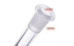 2 PACK 6 Cuts Glass Water Pipe Downstem Diffuser 14MM To 18MM 3.0″ and 3.5″