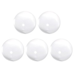 5PACK 18mm Diameter Acrylic Ball Clear/Transparent Sphere Ornament 0.7″
