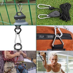 Small & Large CARABINER CLIP – HARDWARE Stainless Steel – WILL NOT RUST OUTDOORS