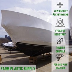 Farm Plastic Supply – Polyethylene Plastic Shrink Wrap – 7 mil