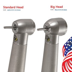 Dental Fiber Optic LED E-generator Handpiece Big/Standard Head 3Spray 4Water YBM