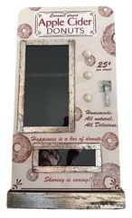 Apple Cider Donuts Display Cabinet 21.5” X 12” X 7” Free Shipping
