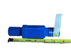 Apollo 1″ Blue Twister ABTSLC1 Polypropylene Telescoping Pipe Repair Coupling