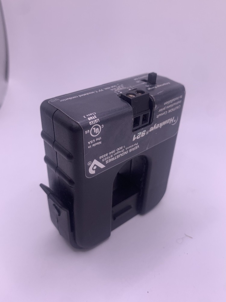 Veris Hawkeye H921 Split-Core Current Transducer, 4-20mA, 30-60-120A, USED