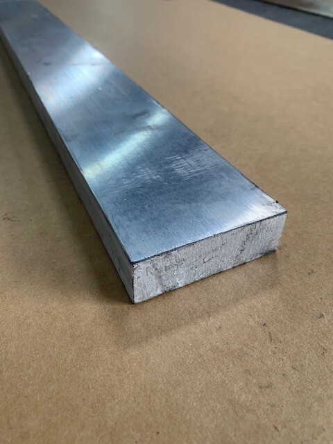 1/2″ x 3″ Aluminum Flat Bar, 6061 Aluminum, 3 Inch Length, 0.5″ Flat Bar